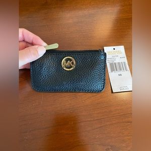 ADORABLE black Michael Kors coin purse!